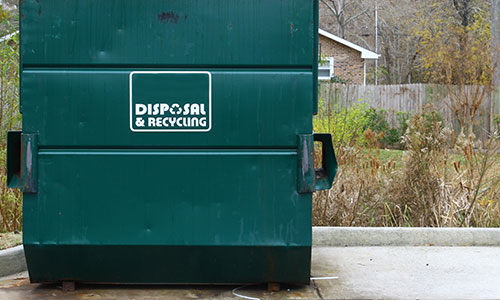 Dumpster Pad Cleaning